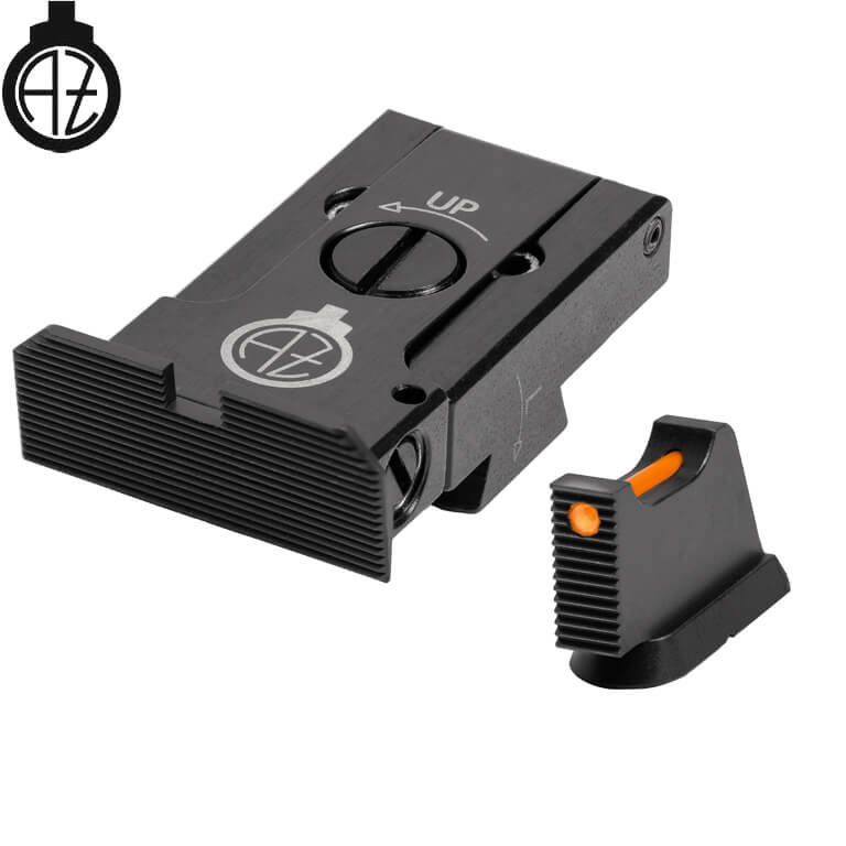 CZ 75B, CZ P-01, CZ 75 SP-01 organes de visée réglables avec fibre optique | type A