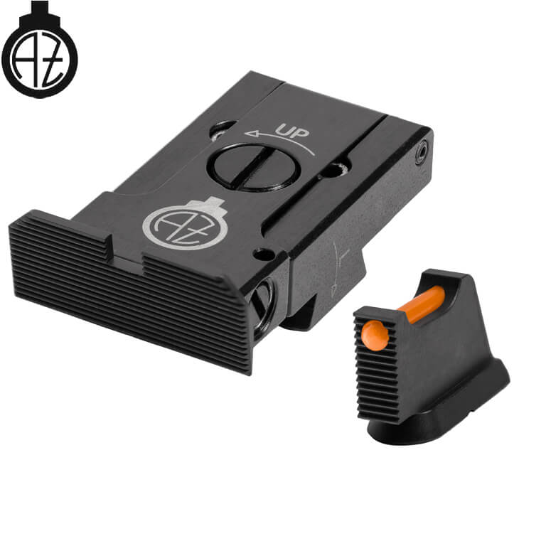 CZ 75B, CZ P-01, CZ 75 SP-01 organes de visée réglables avec fibre optique | type A