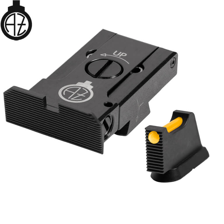CZ 75B, CZ P-01, CZ 75 SP-01 organes de visée réglables avec fibre optique | type A