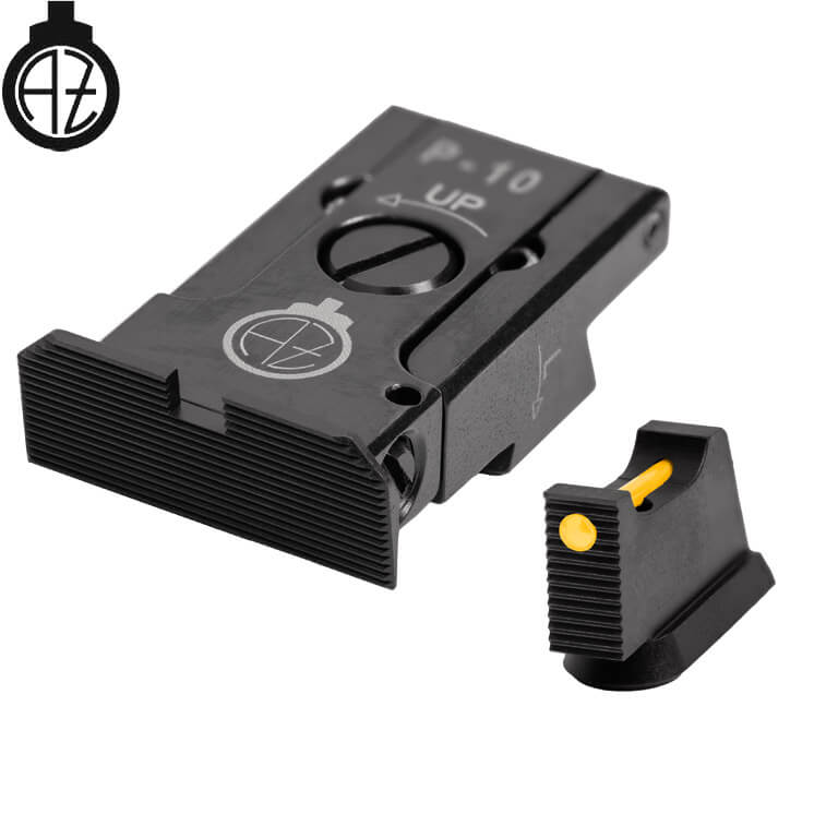 CZ P-10 organes de visée réglables avec fibre optique | type A