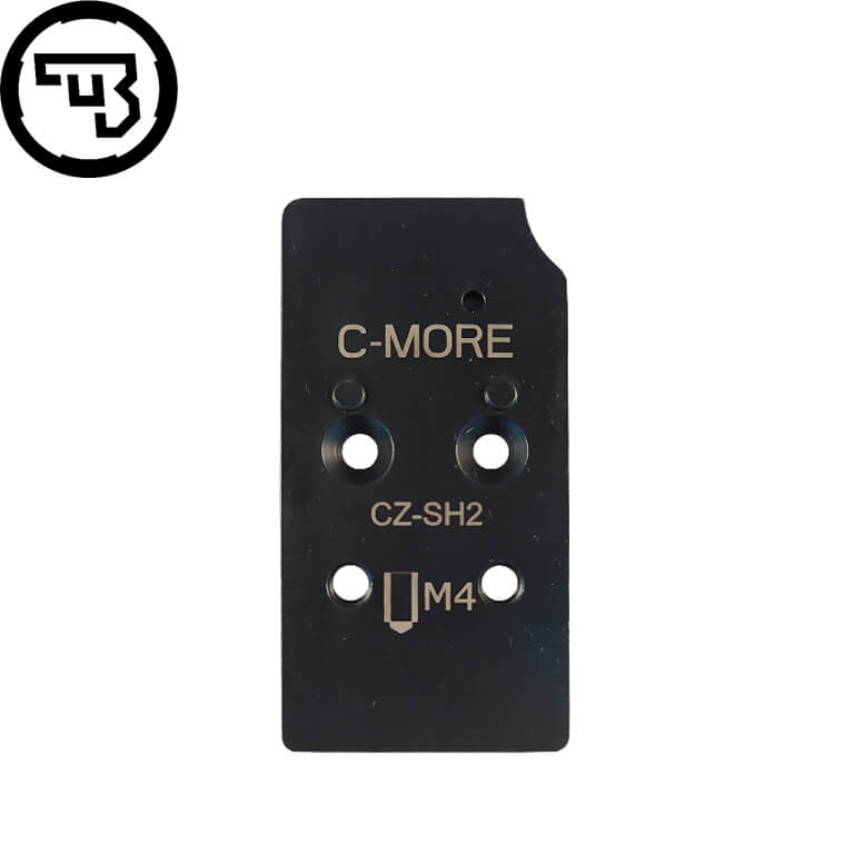 CZ Shadow 2 plaque adaptatrice Optics Ready | empreinte C-More RTS