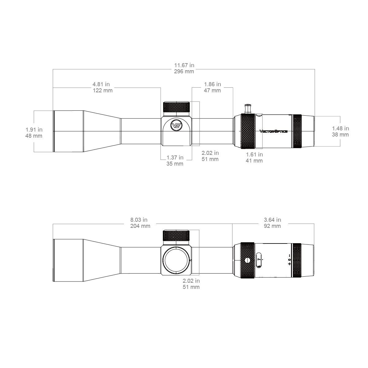 Vector Optics Forester JR. 3-9x40 lunette de visée Vector Optics