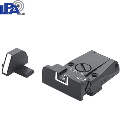 Springfield XD-XDM-XDS, HS Produkt HS-9, SF19 & S-Line adjustable sight set with white lines LPA