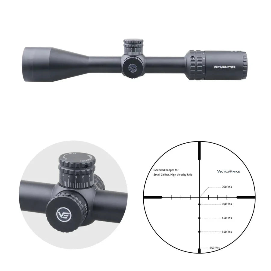 Vector Optics Hugo 3-12x44 SFP riflescope Vector Optics