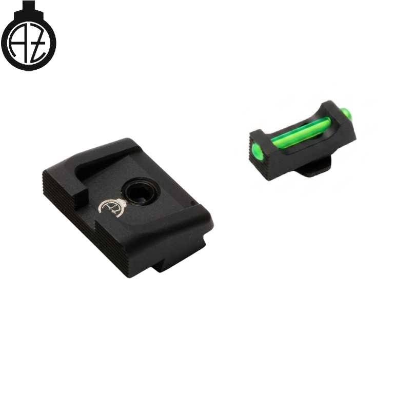 Walther PDP low sights with fiber optics | type