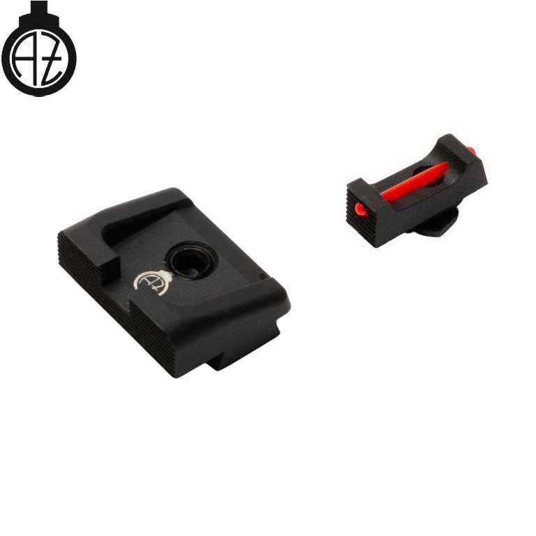 Walther PDP low sights with fiber optics | type