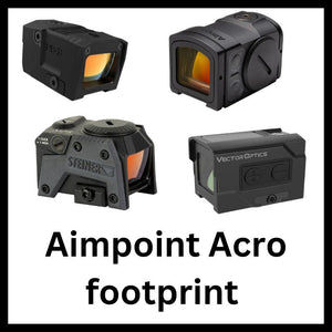 Points rouges avec empreinte Aimpoint Acro