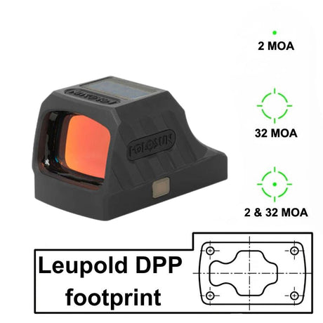 Optics ready plates with Leupold Delta Point Pro footprint