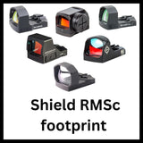 Viseurs point rouge with Shield RMSc empreinte