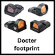 Red dots with Docter footprint