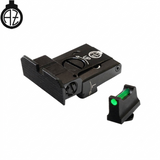 Organes de visée réglables pour Glock [G17 G19 G26 & other] avec fibre optique | type