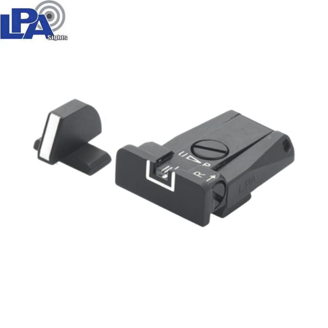 Beretta [92A1, 92X, 92XI, 98A1, M9A3 & other] adjustable sights | white lines