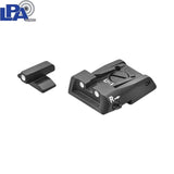 Beretta 92X Performance adjustable sights | with white dots