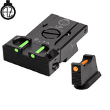 CZ P-10 organes de visée réglables avec fibre optique | type B 