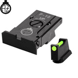 CZ P-10 organes de visée réglables avec fibre optique | type A 