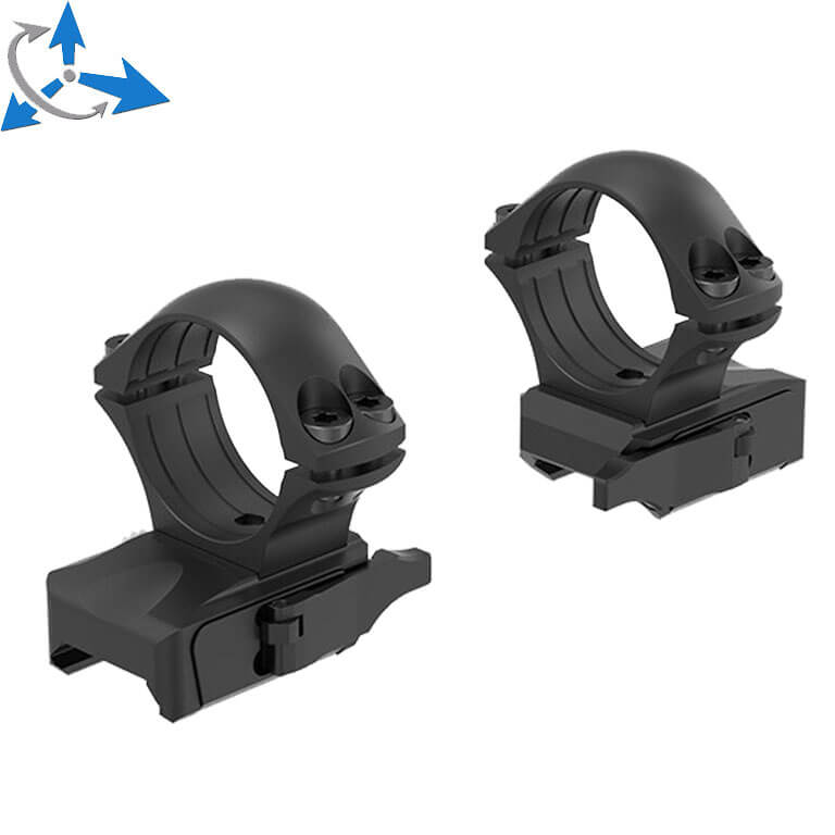 1 pouce anneaux de lunette [25,4mm] | base Ergo QD en deux parties Picatinny 