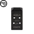 CZ P-10 plaque adaptatrice | Shield RMSc & Holosun K-series empreintes