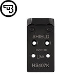 CZ P-10 plaque adaptatrice | Shield RMSc & Holosun K-series empreinte
