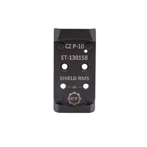 CZ P-10 plaque adaptatrice | Shield RMSc empreinte