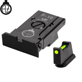 CZ P-10 organes de visée réglables avec fibre optique | type A
