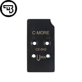 CZ Shadow 2 plaque adaptatrice | C-More RTS empreinte