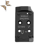 CZ Shadow 2 plaque adaptatrice | Shield RMSc empreinte