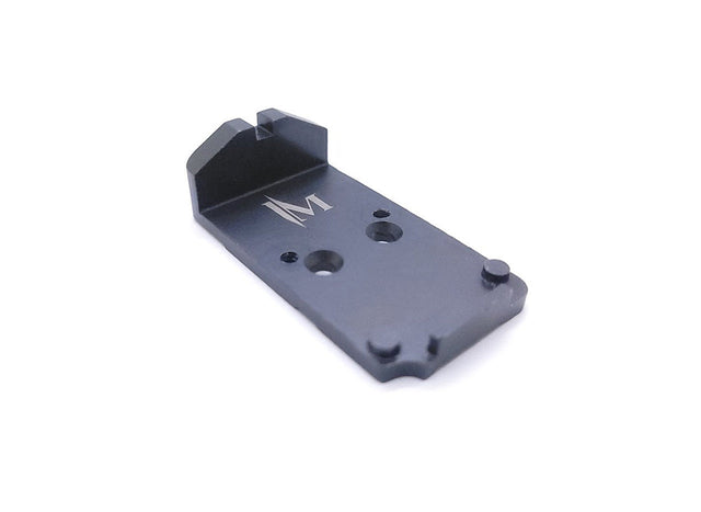 CZ Shadow 2 plaque adaptatrice Optics Ready avec hausse intégrée | empreinte Trijicon RMR