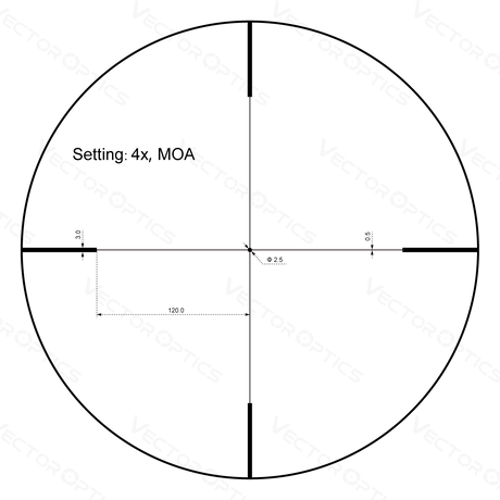Vector Optics Forester 1-4x24SFP lunette de visée pour carabine