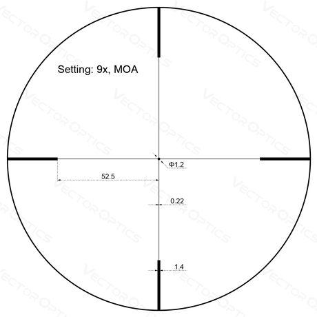 Vector Optics Forester JR. 3-9x40 lunette de visée pour carabine