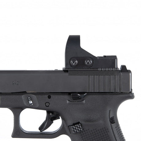 Plaque point rouge pour Glock MOS | type B [RMR & RTS empreinte]