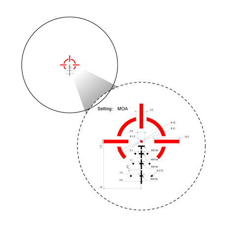 Vector Optics Paragon 3x18 lunette prismatique de carabine ultra compacte