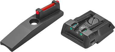 Ruger Mark 22/45 [Lite & Tactical] adjustable sight set | with fiber optics type B