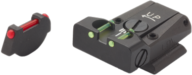 Ruger P91 - P97 adjustable sight set | with fiber optics type B