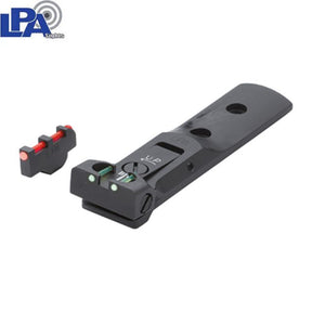 S&W revolver [686 629 19 66 586 & other] organes de visée réglables [pin-front sight] | avec fibre optique