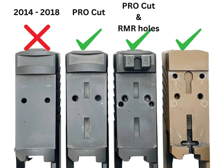 Sig P320 plaque adaptatrice | Trijicon RMR empreinte