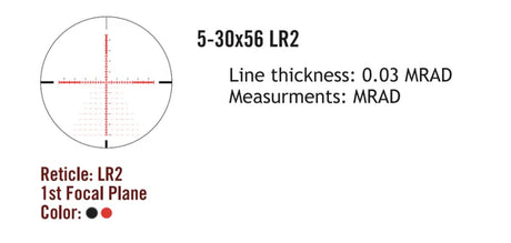 Sightmark Presidio 5-30x56 LR2 FFP lunette de visée