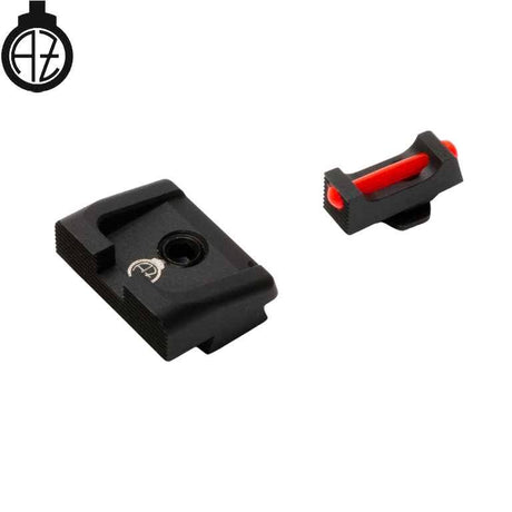 Sights for Glock [G17 G19 G26 & other] with fiber optics | type