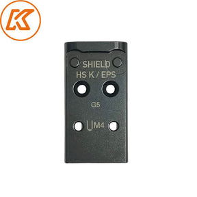Steel red dot plate for Glock MOS | Shield RMSc & Holosun K-series footprint
