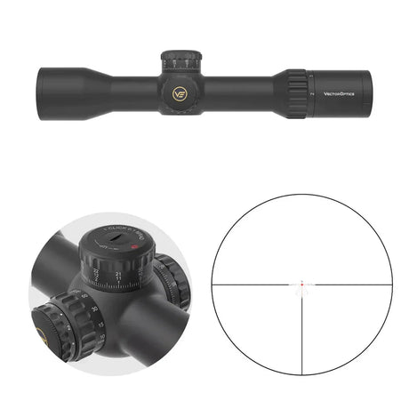 Vector Optics Continental x6 2-12x44 CTR MPVO lunette de visée Vector Optics