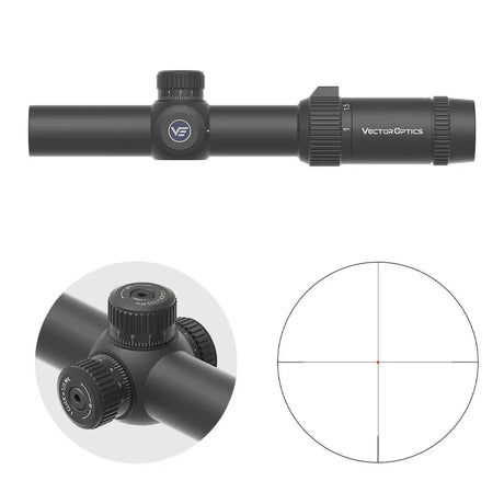 Vector Optics Forester 1-5x24 SFP Fiber riflescope Vector Optics