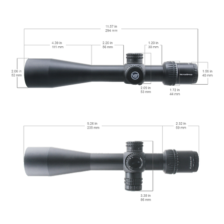 Vector Optics Veyron 6-24x44 IR First Focal Plane Illuminated lunette de visée pour carabine