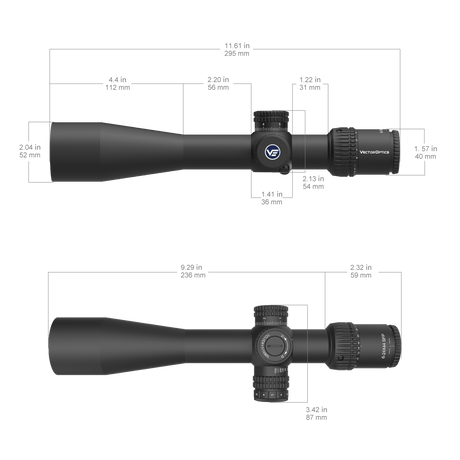 Vector Optics Veyron 6-24x44IR SFP lunette de visée compacte pour carabine