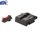 Walther [PPQ P99 Creed PPX & PPS] organes de visée réglables | avec fibre optique