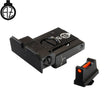 Walther PDP organes de visée bas réglables avec fibre optique | type