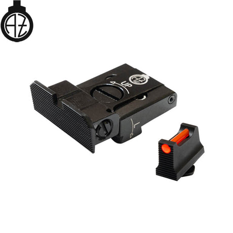 Walther PDP low adjustable sights with fiber optics | type A