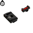 Walther PDP organes de visée bas avec fibre optique | type A