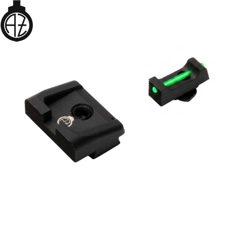 Walther PDP low sights with fiber optics | type
