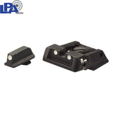 Walther Q4 SF OR & Q5 Match SF organes de visée réglables | avec points blancs