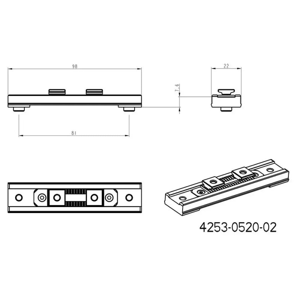 Adapter for Swarovski Schine | Blaser base JK-N