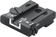 Adjustable rear sight for Glock [G17 G19 G26 & other] | white lines